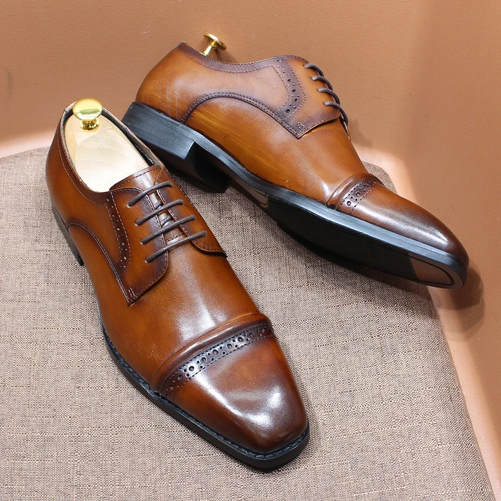 Sağlam Burunlu Oxford Hakiki D - Men'S Shoes Smart incelemesi ve fiyatı